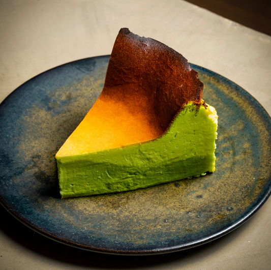 Basque Matcha Cheesecake