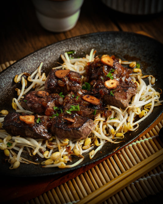 Rib eye Wagyu Beef diced steak